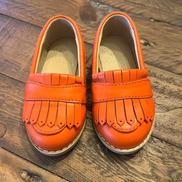 Janie & Jack Leather Loafers size 4T NWOT - Picture 9 of 9